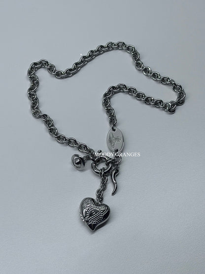 Vivienne Westwood Della Pendant Necklace - Platinum
