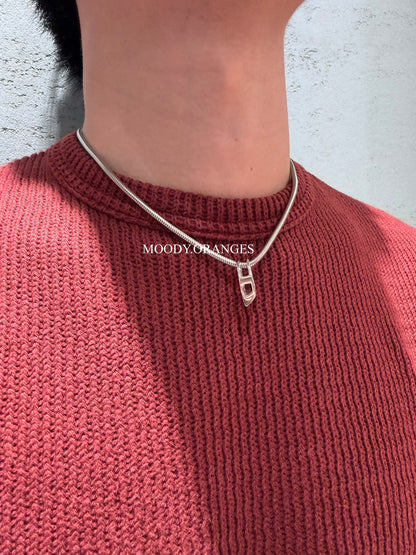 Diesel Stainless Steel Chain Necklace