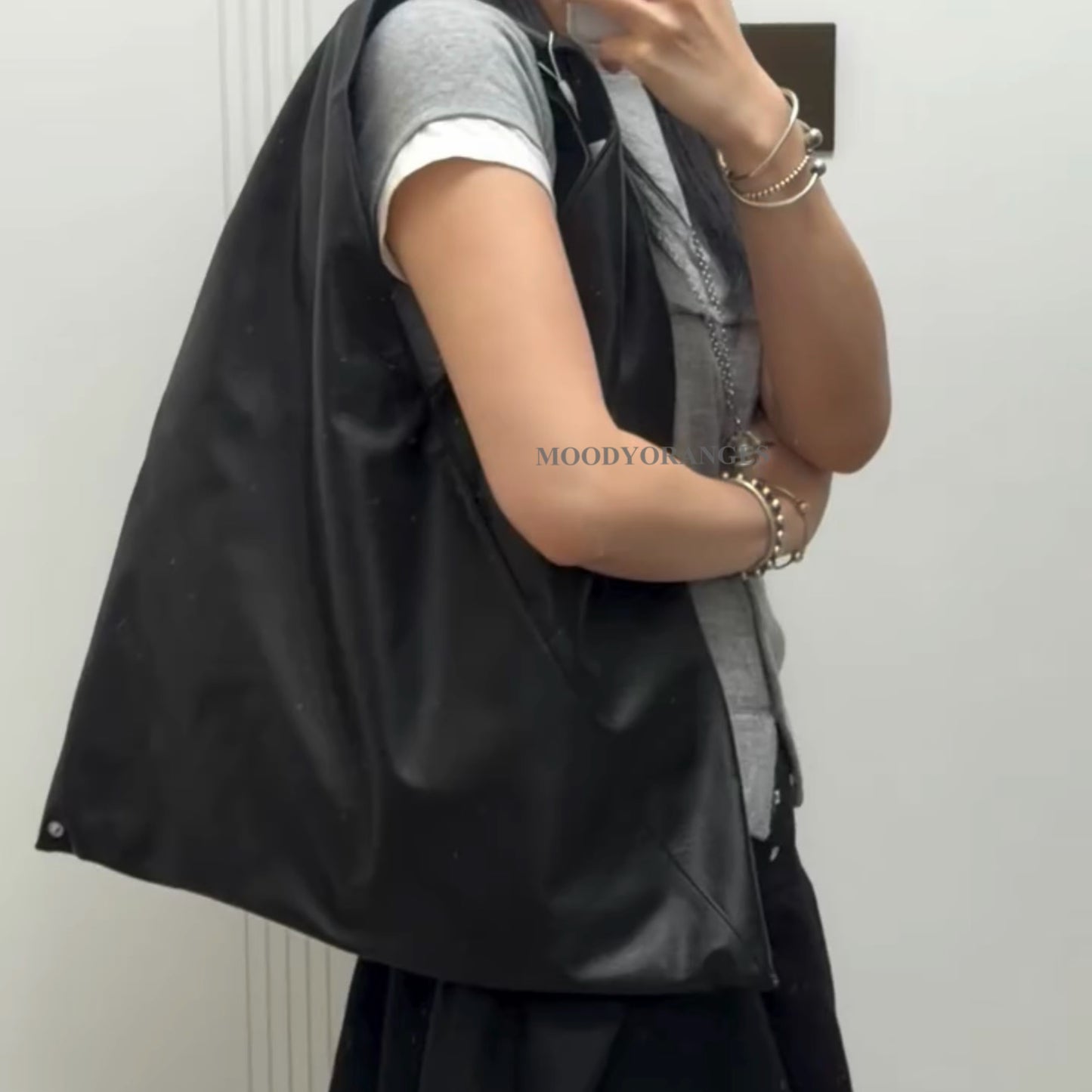 MM6 Maison Margiela Japanese Medium Tote Bag - MOODY ORANGES
