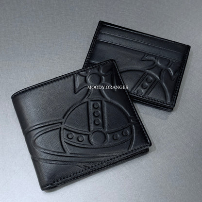 Vivienne Westwood MAN Embossed Orb Nappa Wallet and Card Holder