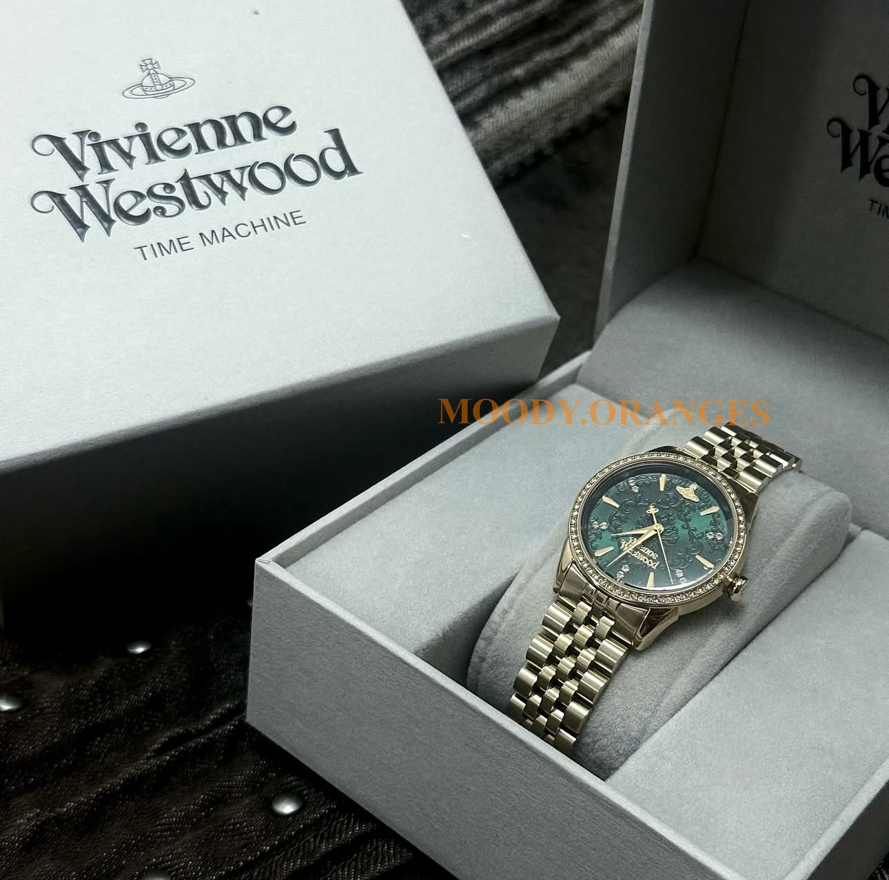 Vivienne Westwood Gold Little Wallace Watch (VV327GRGD) | MOODY