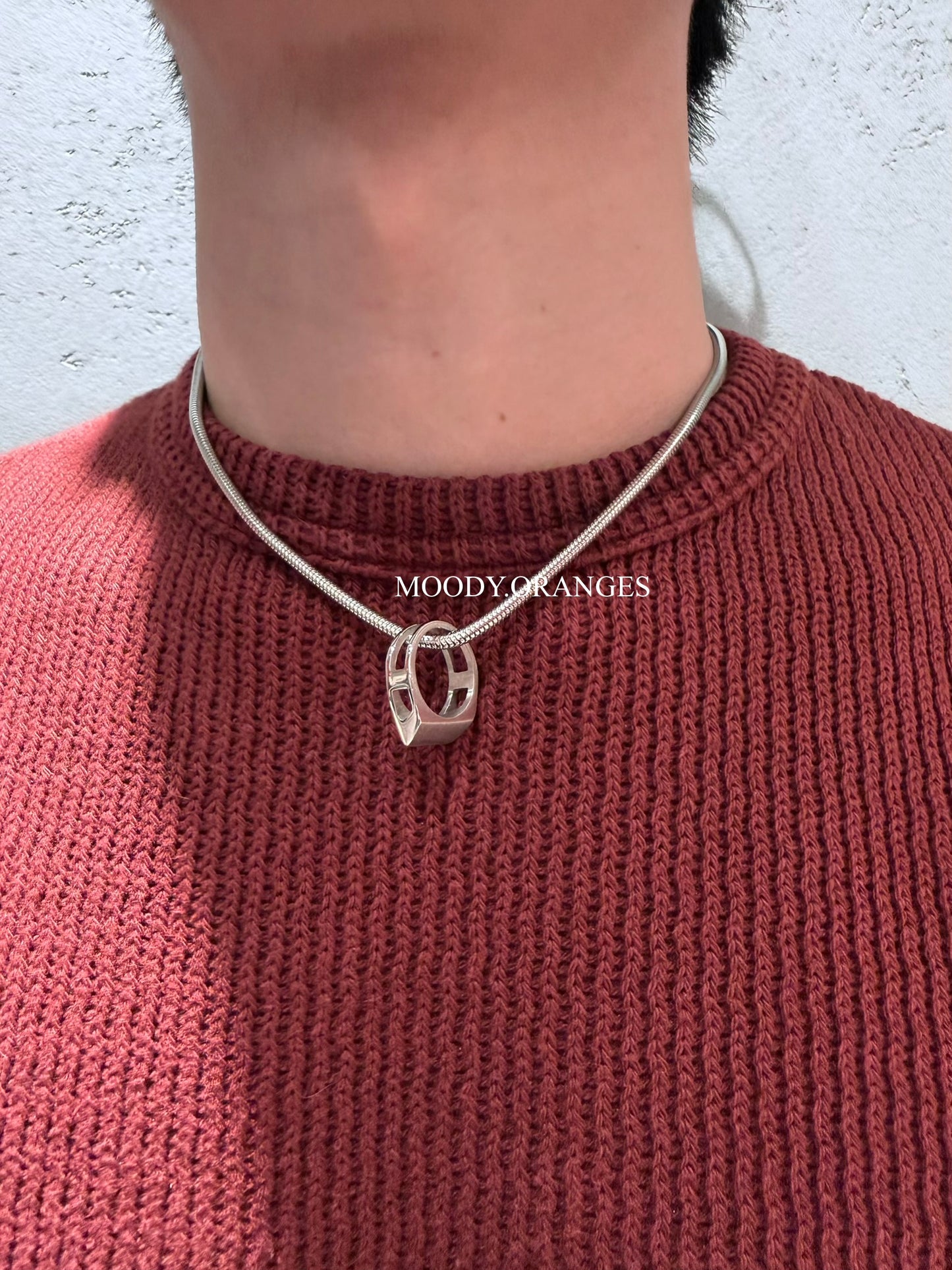 Diesel Stainless Steel Chain Necklace