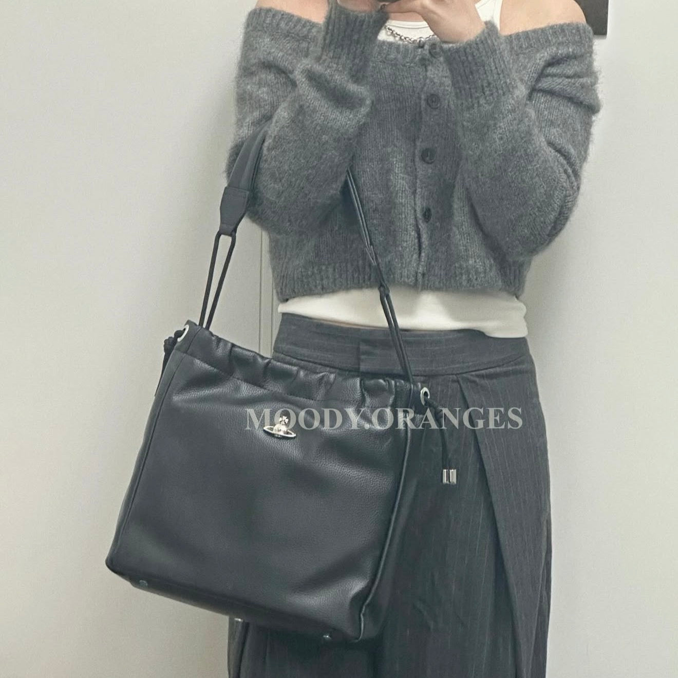 Vivienne Westwood Hilary Bucket Bag - MOODY ORANGES