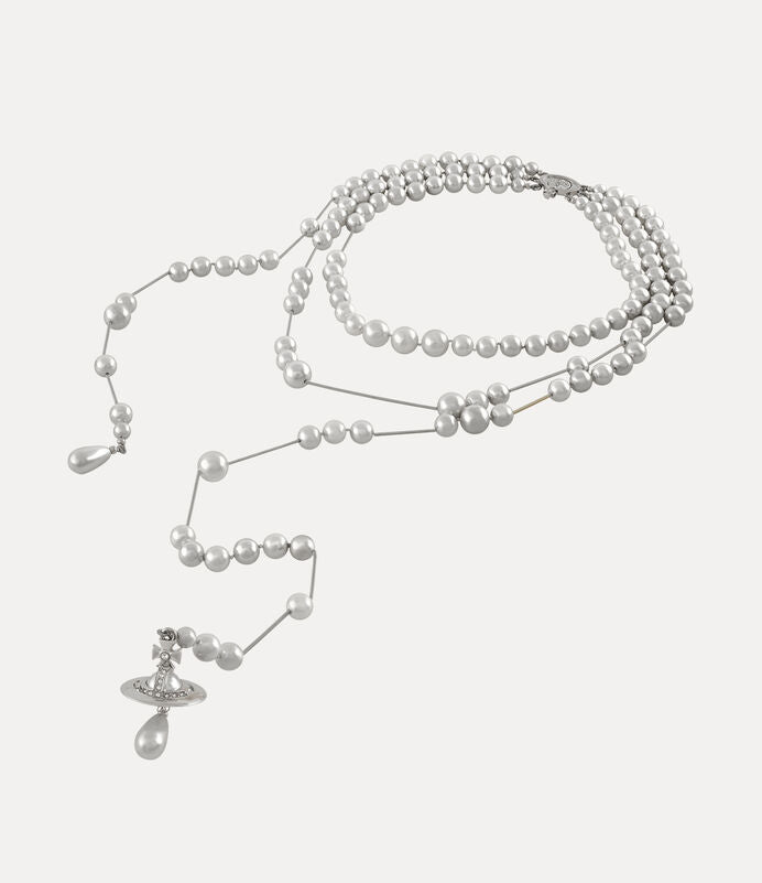 Vivienne Westwood Broken Pearl Necklace - MOODY ORANGES