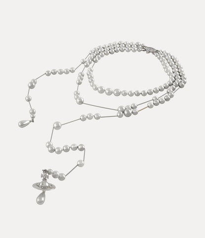 Vivienne Westwood Broken Pearl Necklace - MOODY ORANGES