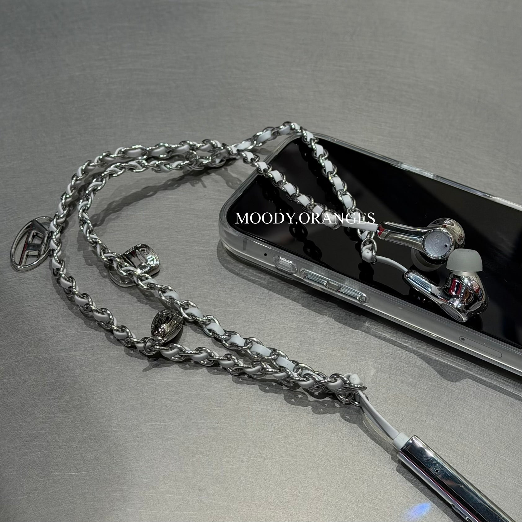 Diesel Wired Earbuds And Charms - MOODY ORANGES
