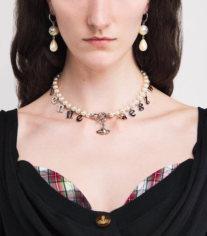 Vivienne Westwood Faux Pearl Martha Drop Earrings - MOODY ORANGES
