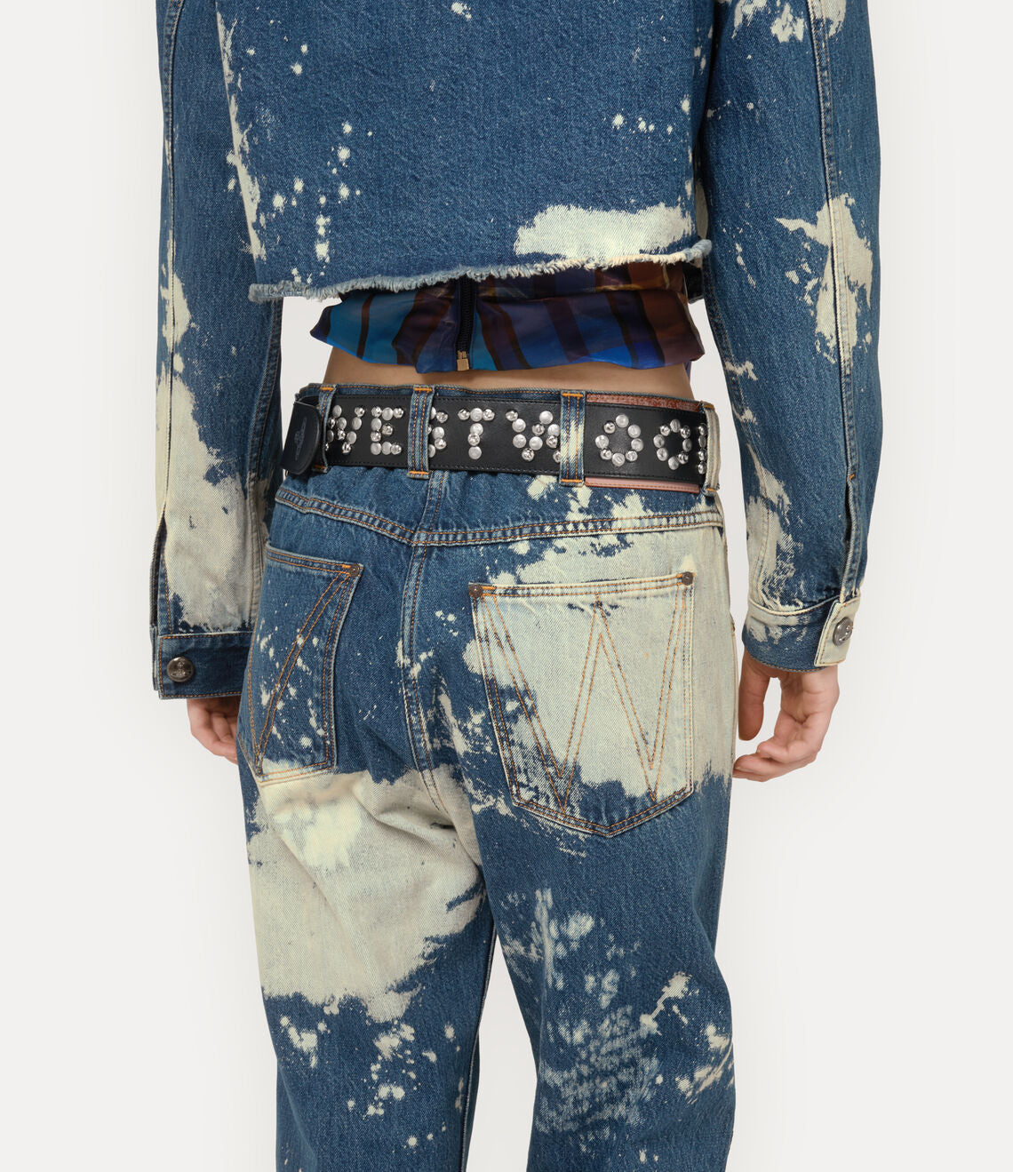 Vivienne Westwood Eyelet-embellished Leather Belt