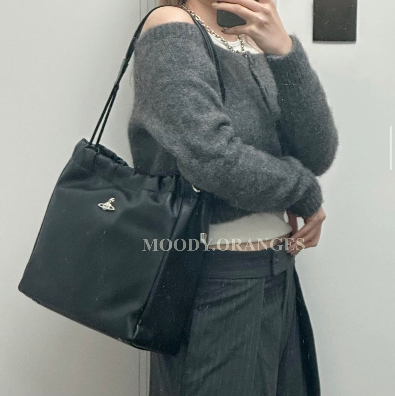 Vivienne Westwood Hilary Bucket Bag - MOODY ORANGES
