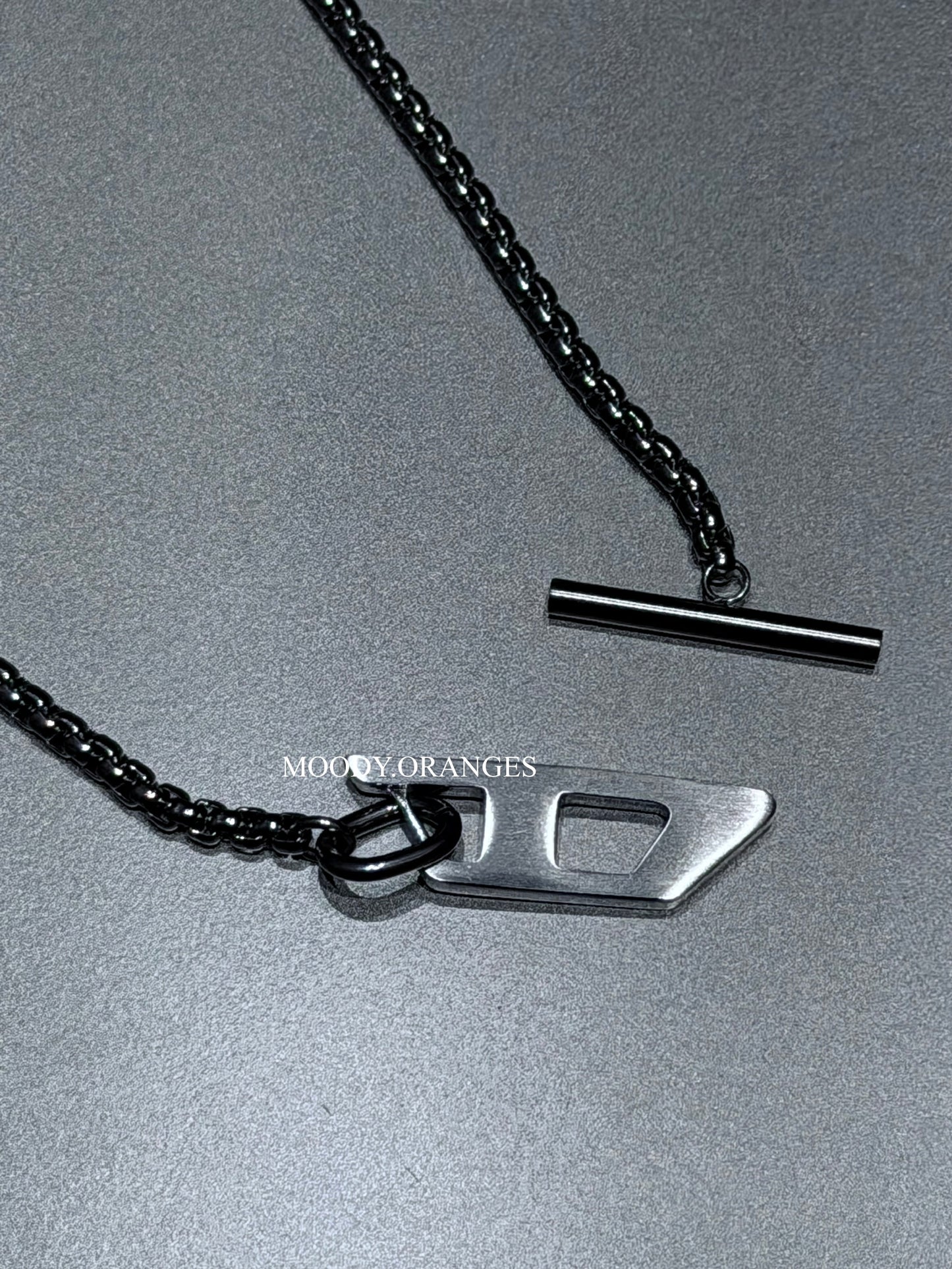 Diesel Stainless Steel Chain Necklace