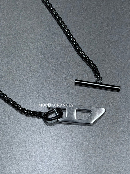 Diesel Stainless Steel Chain Necklace