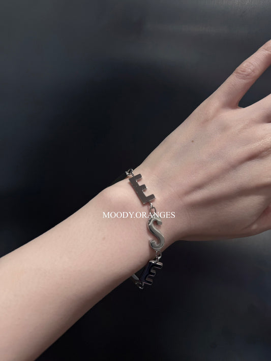 Diesel Stainless Steel Chain Bracelet - MOODY ORANGES