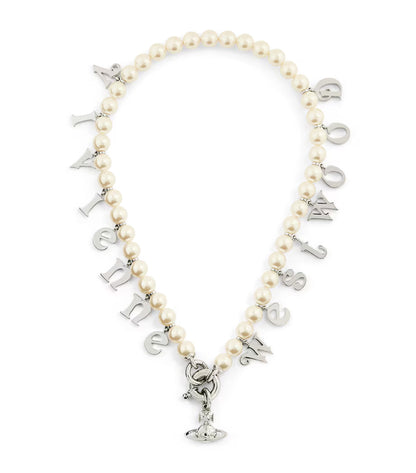 Vivienne Westwood Faux Pearl Leanne Necklace - MOODY ORANGES