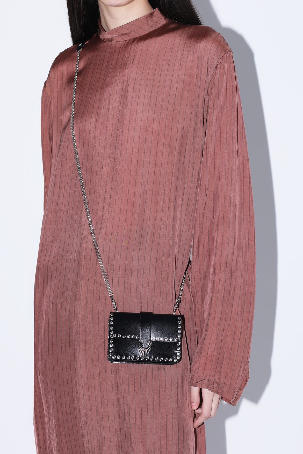 TOGA TOO  Chain Stud Leather Wallet