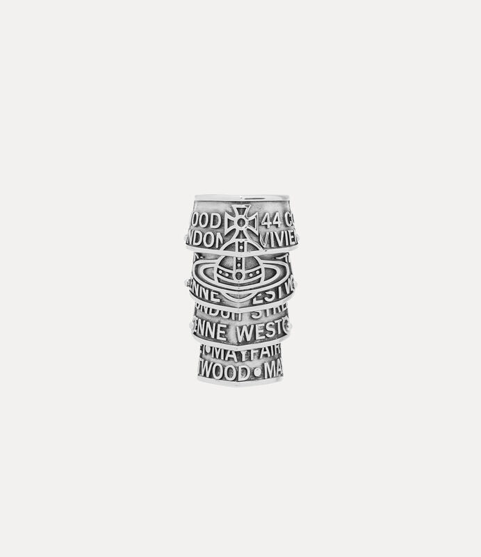Vivienne Westwood Josephus Armour Ring - MOODY ORANGES