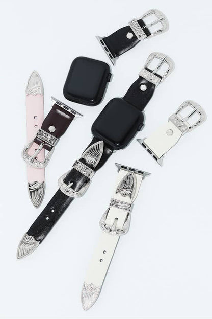 TOGA TOO Double Buckle Watch Belt - MOODY ORANGES