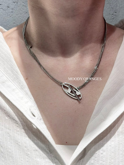 Diesel Stainless Steel Chain Necklace