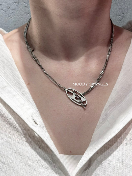 Diesel Stainless Steel Chain Necklace - MOODY ORANGES