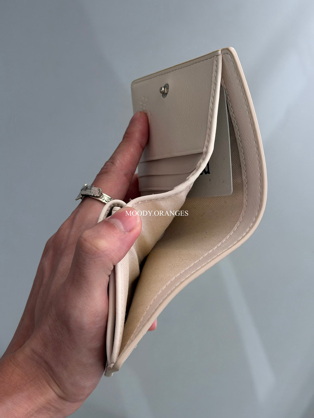 Vivienne Westwood Tri-fold Black Silver Wallet