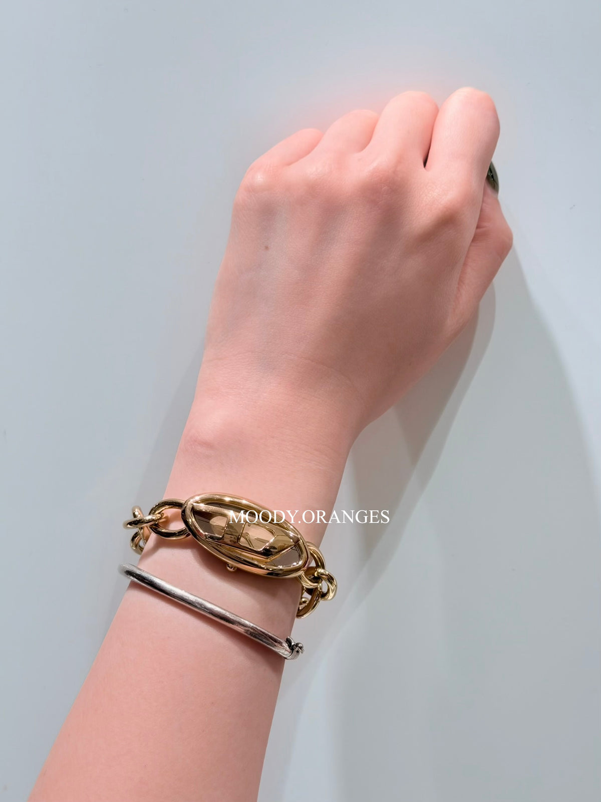 Diesel D-Era Two-Hand Gold-Tone Stainless Steel Watch