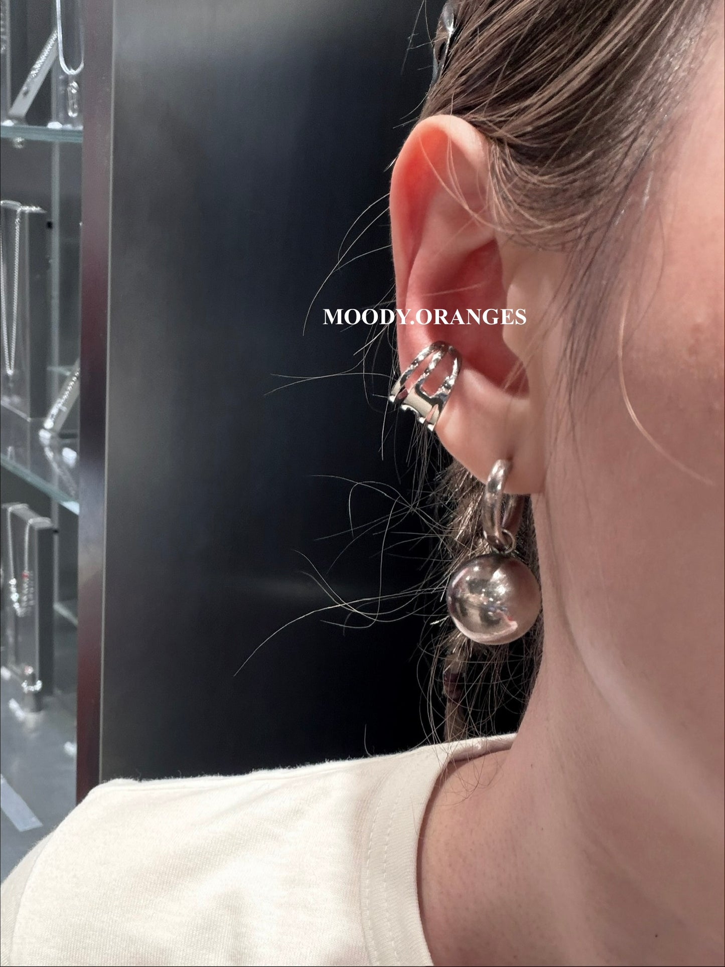 Diesel Stainless Steel Ear Cuff