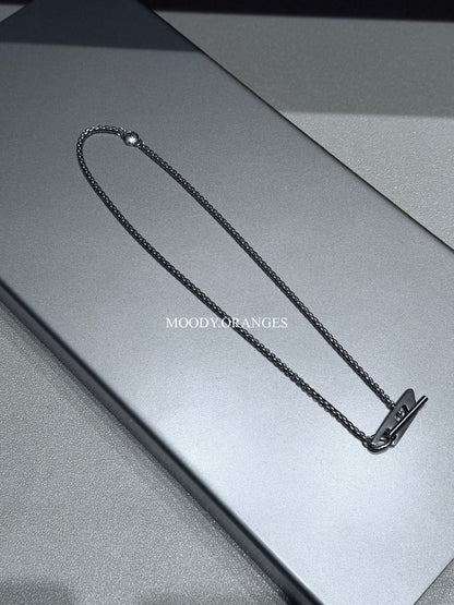 Diesel Stainless Steel Chain Necklace