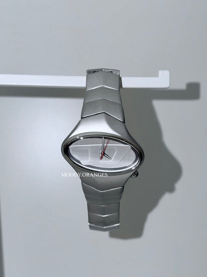Diesel D-Rush Gunmetal Stainless Steel Watch - MOODY ORANGES