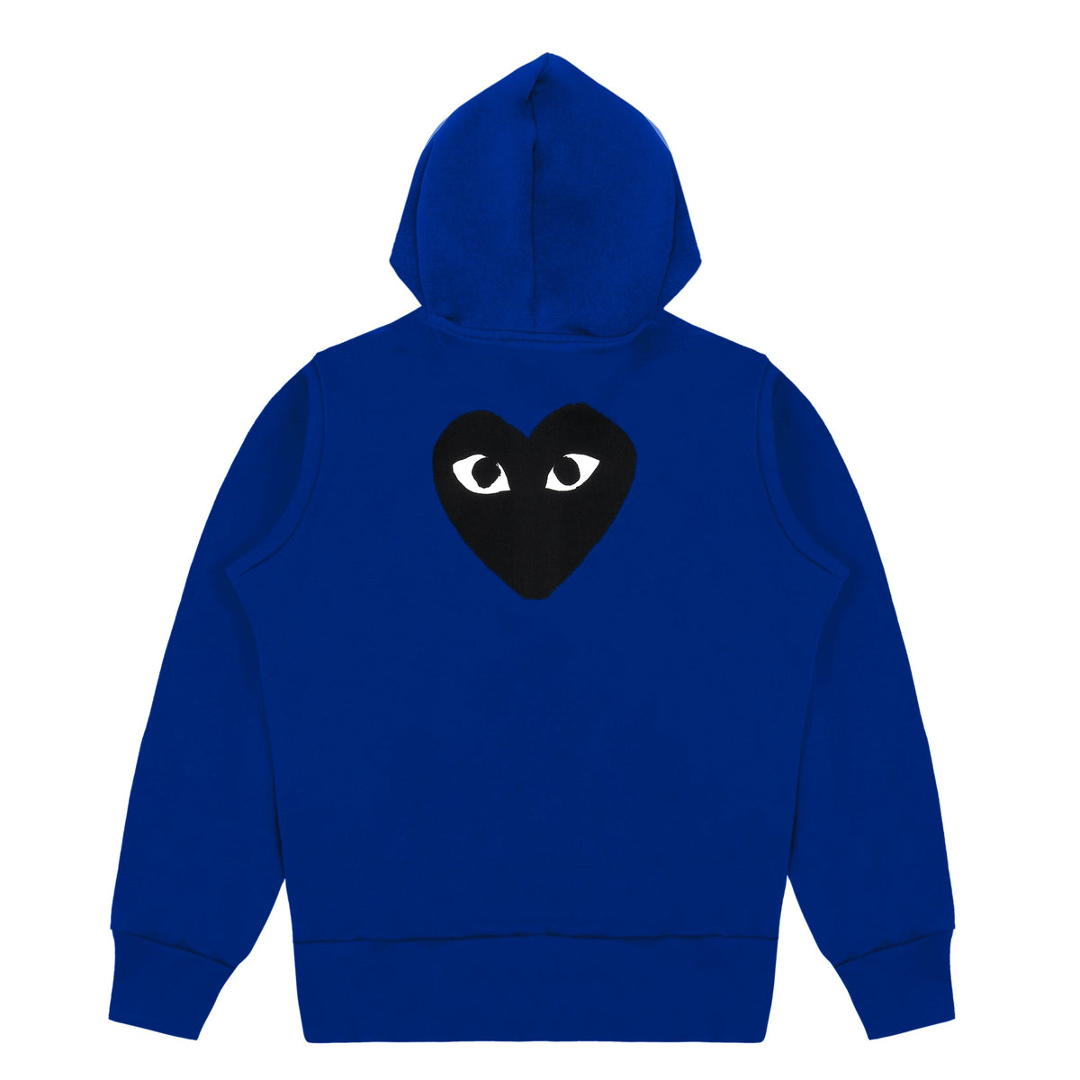 COMME des GARÇONS PLAY Logo Embroidered Zip-Up Jacket - Blue