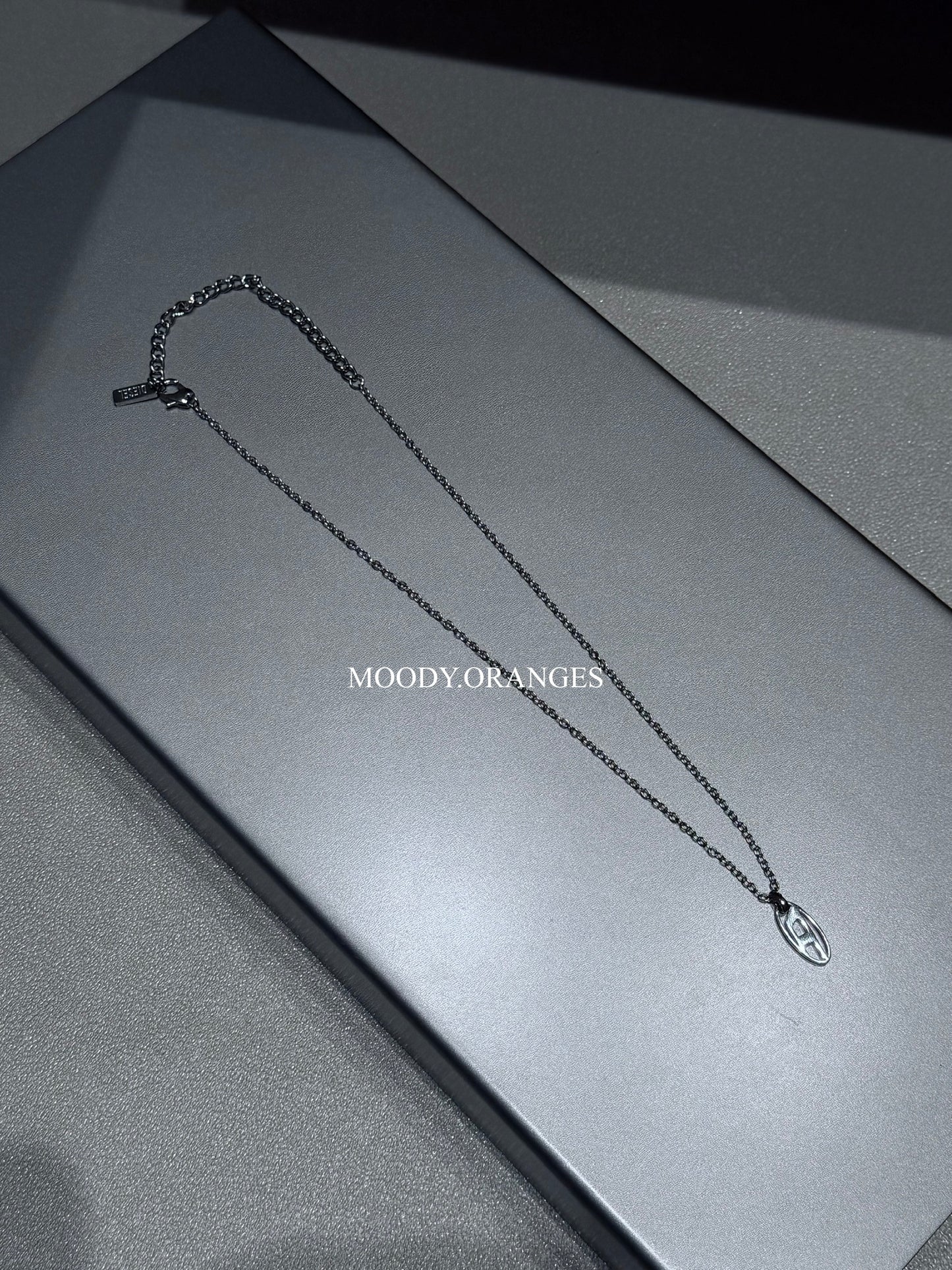 Diesel Stainless Steel Pendant Necklace