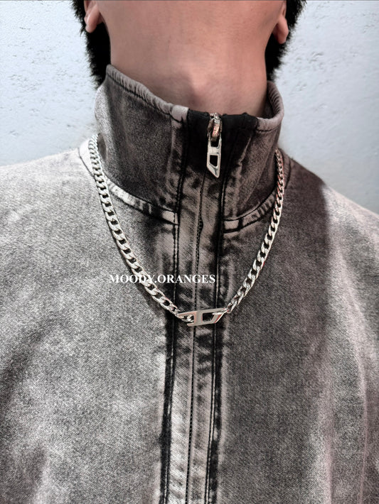 Diesel Stainless Steel Chain Necklace