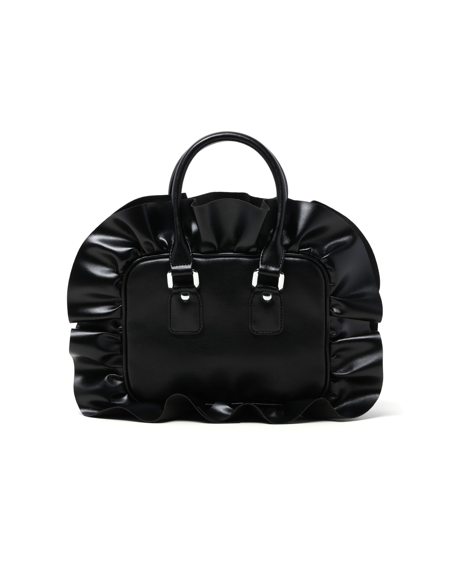 COMME des GARÇONS GIRL Ruffle Trim Handbag - MOODY ORANGES