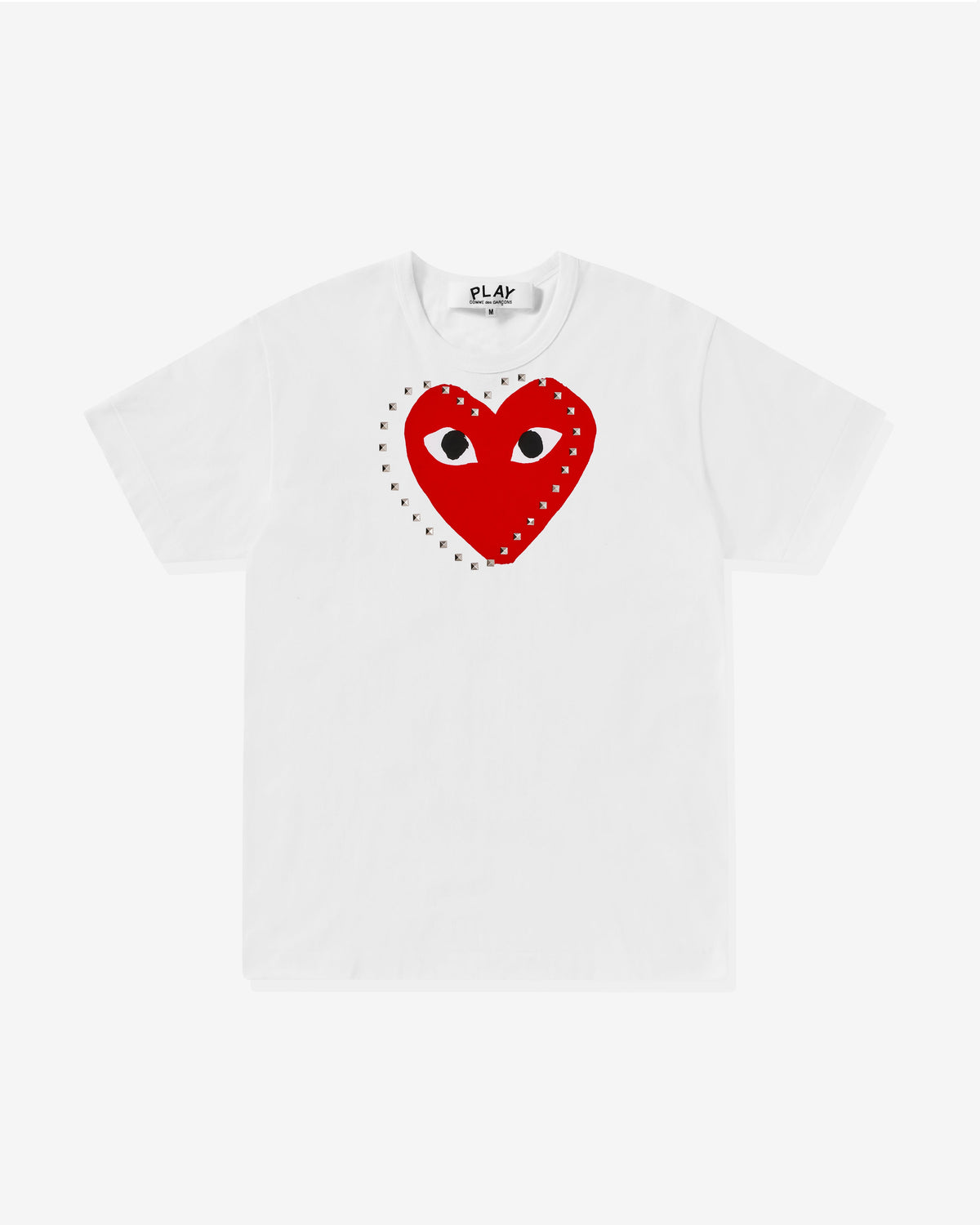 COMME des GARÇONS PLAY Red Heart X Studs Tee - Red