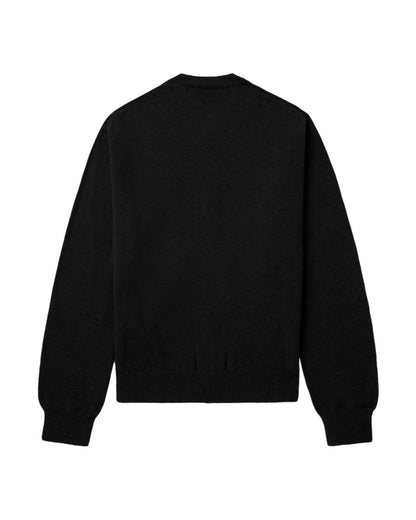 COMME des GARÇONS PLAY Rhinestone Logo Cardigan - Black