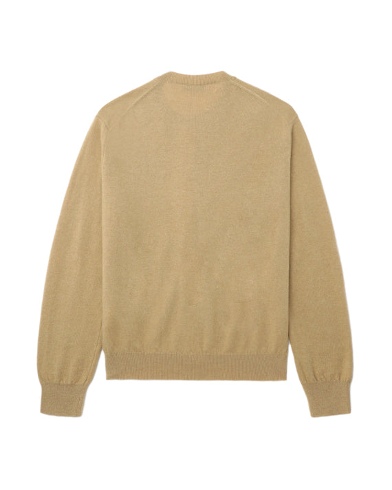 COMME des GARÇONS PLAY Rhinestone Logo Cardigan - Beige