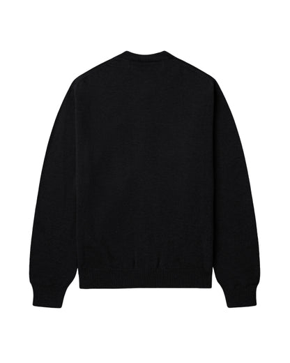 COMME des GARÇONS PLAY Rhinestone Logo Cardigan - Black
