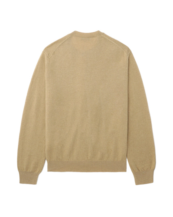 COMME des GARÇONS PLAY Rhinestone Logo Cardigan - Beige