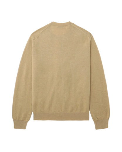 COMME des GARÇONS PLAY Rhinestone Logo Cardigan - Beige