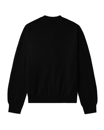 COMME des GARÇONS PLAY Rhinestone Logo Cardigan - Black