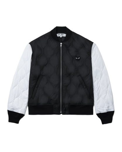 Quilted panel jacket