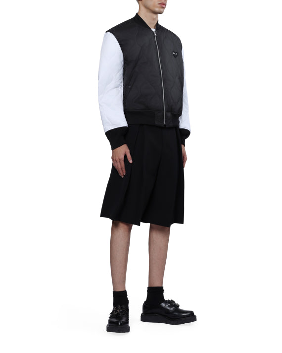 Quilted panel jacket