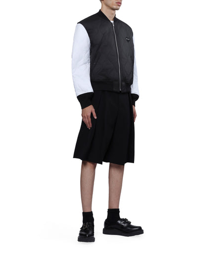 Quilted panel jacket