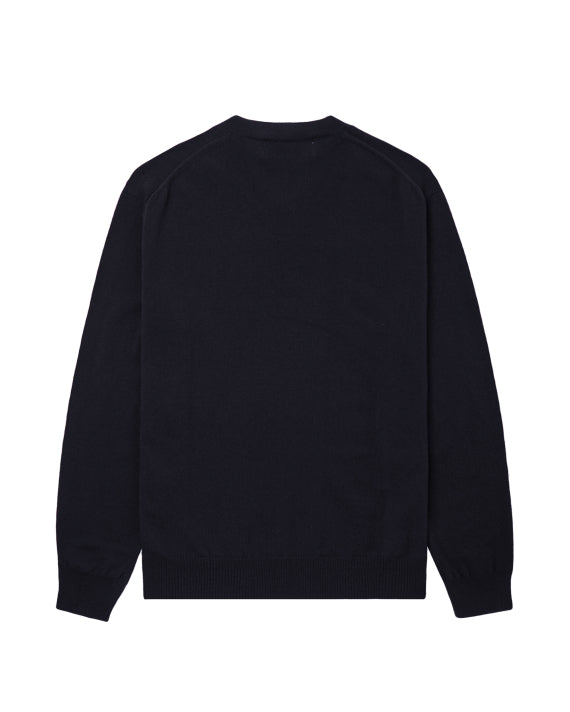 COMME des GARÇONS PLAY Rhinestone Logo Sweater - Black