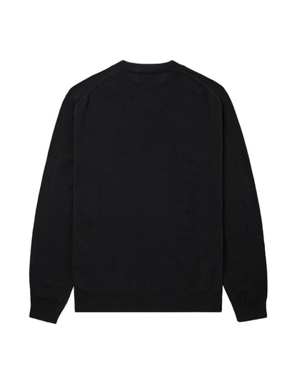 COMME des GARÇONS PLAY Rhinestone Logo Sweater - Black