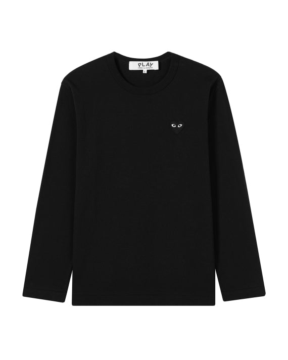 COMME des GARÇONS PLAY Heart Crew Neck Tee - Black
