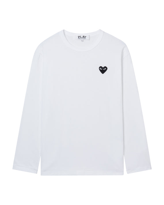 COMME des GARÇONS PLAY Heart Crew Neck Tee - White