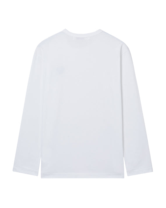 COMME des GARÇONS PLAY Heart Crew Neck Tee - White