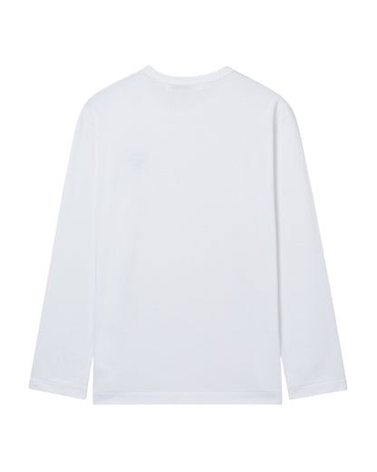 COMME des GARÇONS PLAY Heart Crew Neck Tee - White