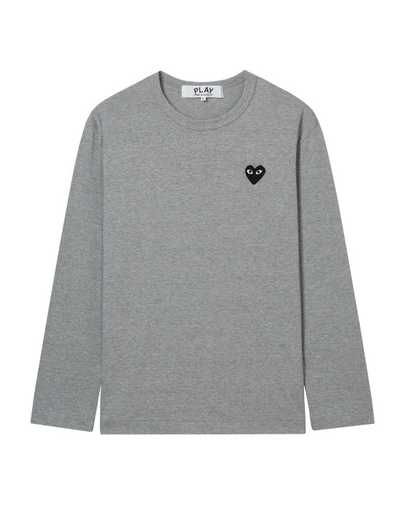 COMME des GARÇONS PLAY Heart Crew Neck Tee - Grey