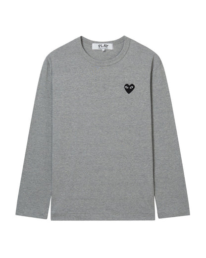 COMME des GARÇONS PLAY Heart Crew Neck Tee - Grey