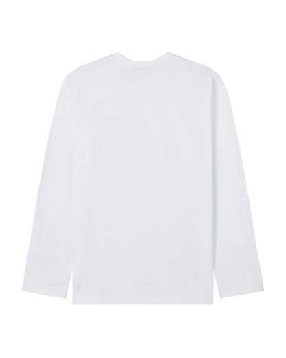 COMME des GARÇONS PLAY Stacked Heart Tee - White
